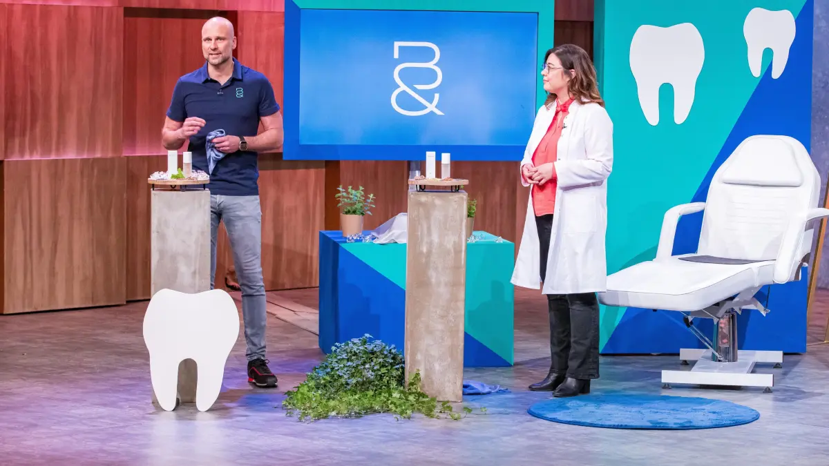 Dr. Dana Adyani-Fard und Dr. Thomas Greussing hoffen auf einen Deal.