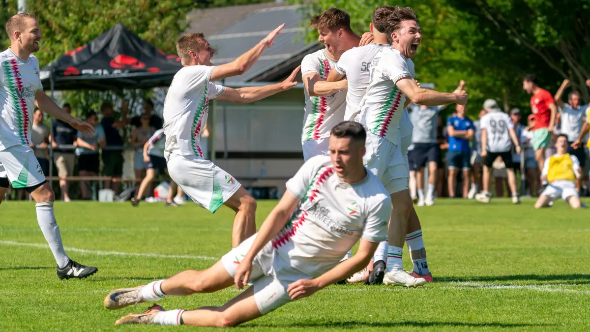 Fußball-Relegation: Finale um den Landesliga-Aufstieg zwischen SC Staig und FV Ravensburg II - in Ringingen. Staig steigt auf Jubel