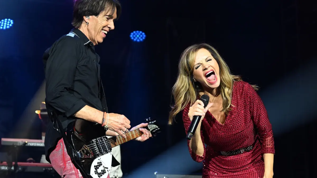 Konzert der Pop-Band Roxette in Deutschland