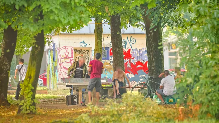 „Da drüben sind die Normalos und auf dieser Seite hocken wir Assis“