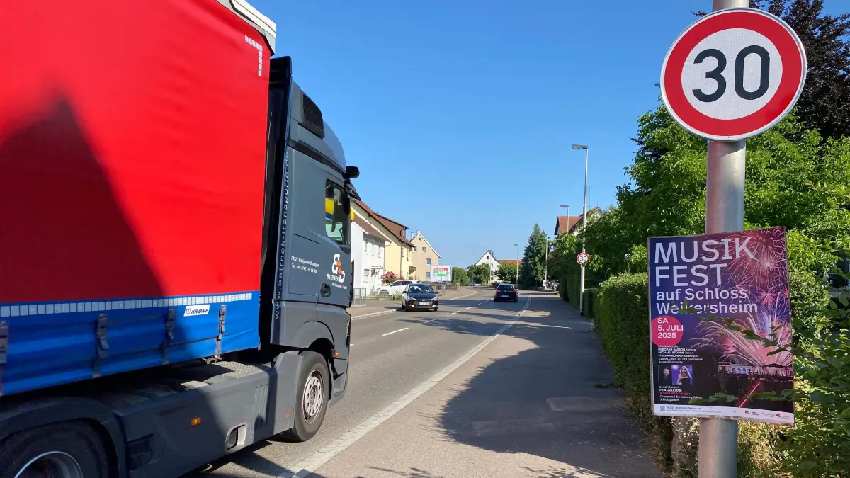 In Crailsheim gilt auf einigen Straße Tempo 30, jedoch nicht durchgängig.