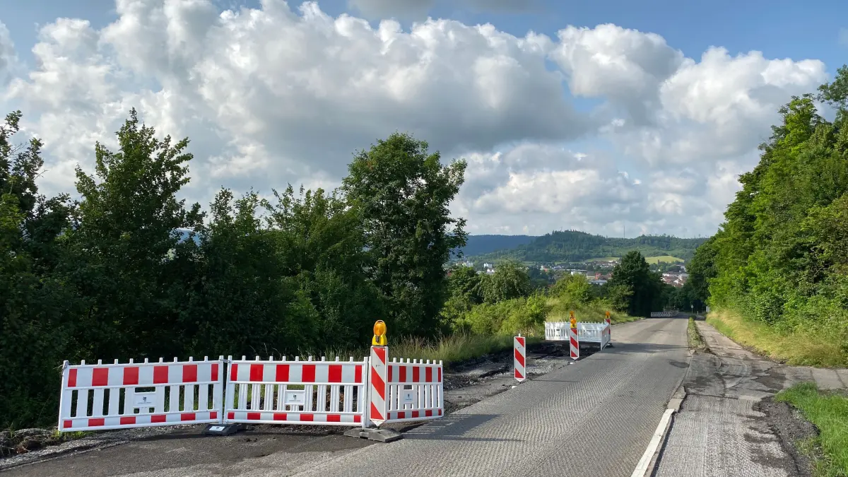 L 1066 Gaildorf nach Winzenweiler Baustelle