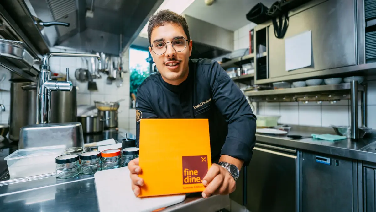 Sichtlich stolz: Küchenchef David Probst vom Restaurant „Löwen“ in Söflingen hat das neue Konzept mitentwickelt.