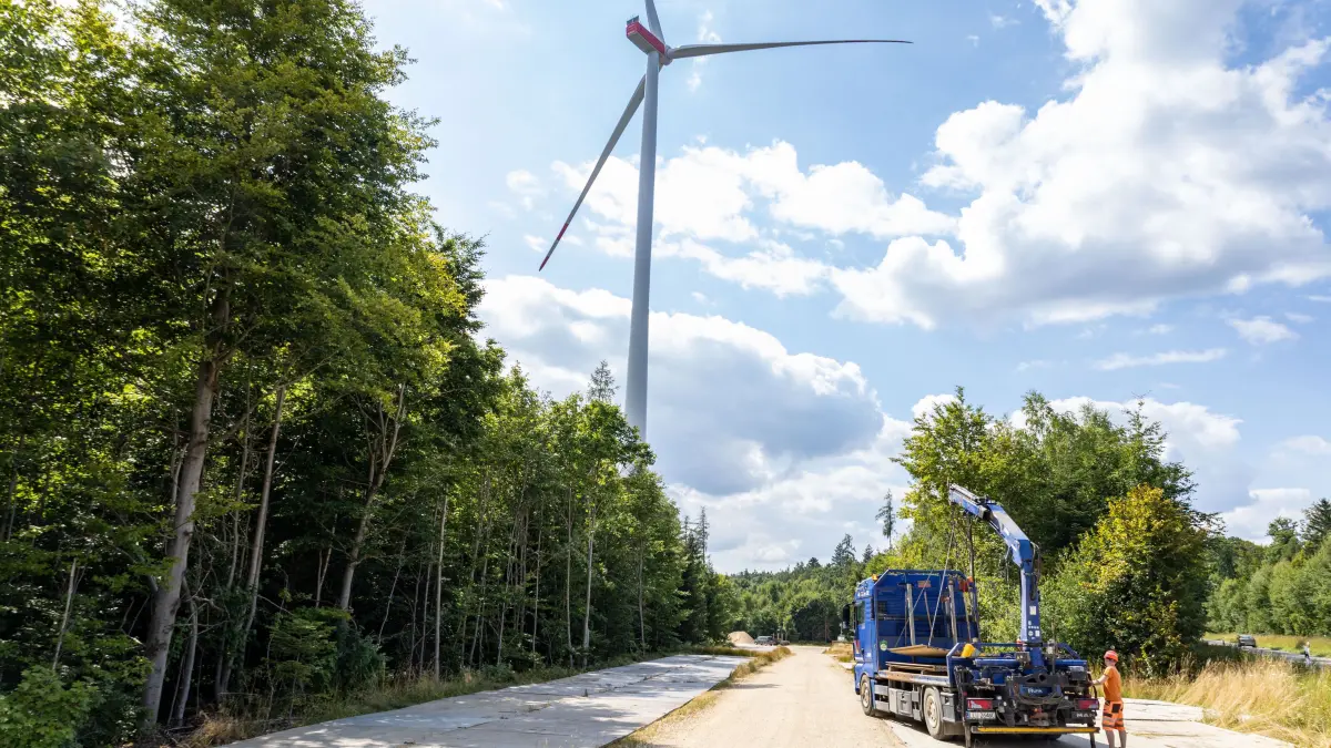 Windenergie Windkraft Windrad Windkraftanlagen Königseiche