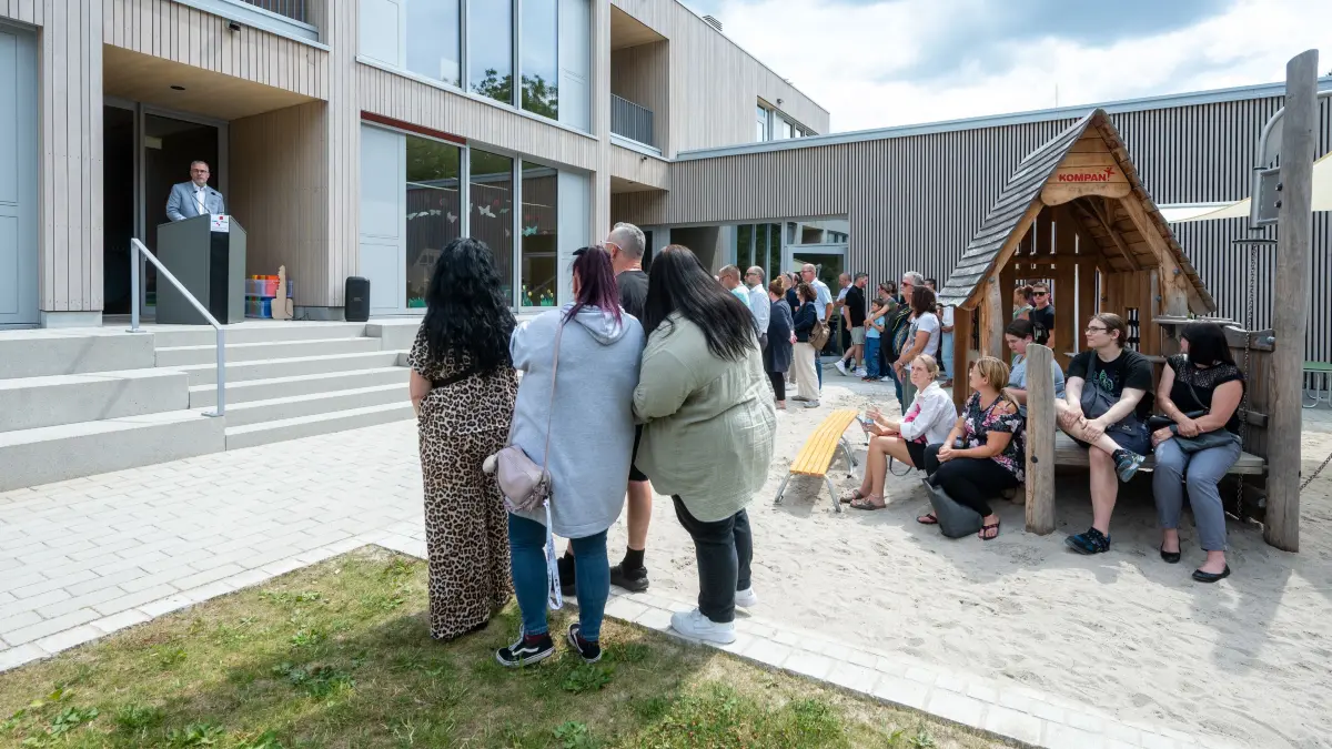 Eislingen Fils Einweihungen der Kita Täleshüpfer