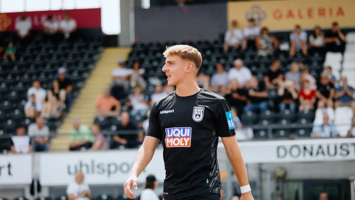Fußball, Große Saisoneröffnung 2025/26 des SSV Ulm 1846 Fußball im Donaustadion und in den neuen Trikots, Testspiel gegen den FC Zürich Max Scholze