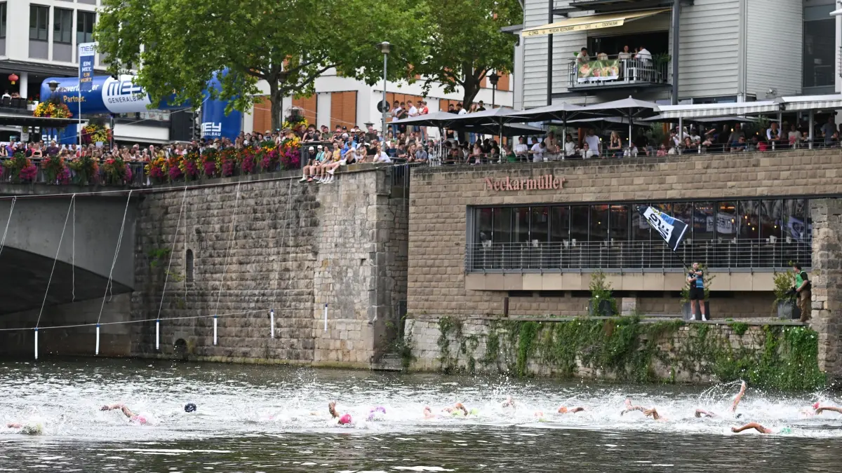 Mey Generalbau Triathlon 2025: Mey Generalbau Triathlon 2025, 20.07.2025 - Start zu Männer Bundesliga
Foto: Axel Grundler