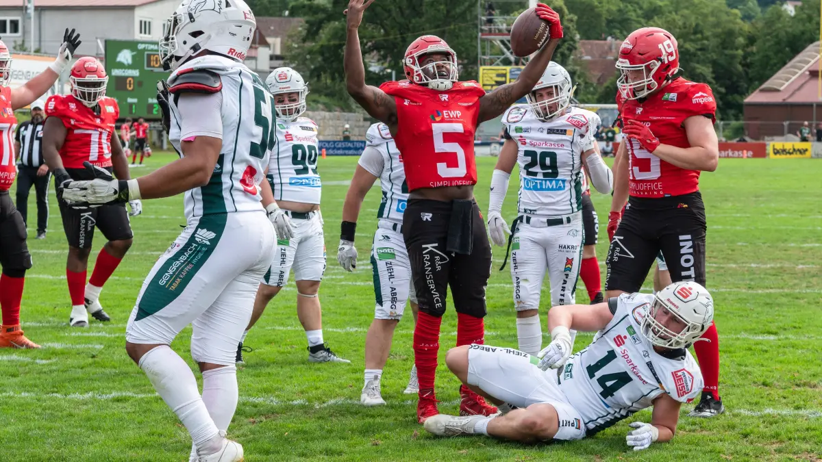 American Football GFL Saison 2025 Schwäbisch Hall Unicorns - Potsdam Royals 7:28