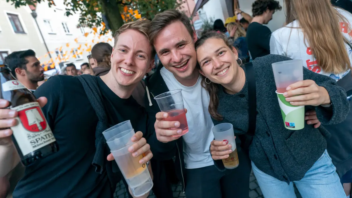 Schwörmontag Ausklang in der Stadtmitte Ulm