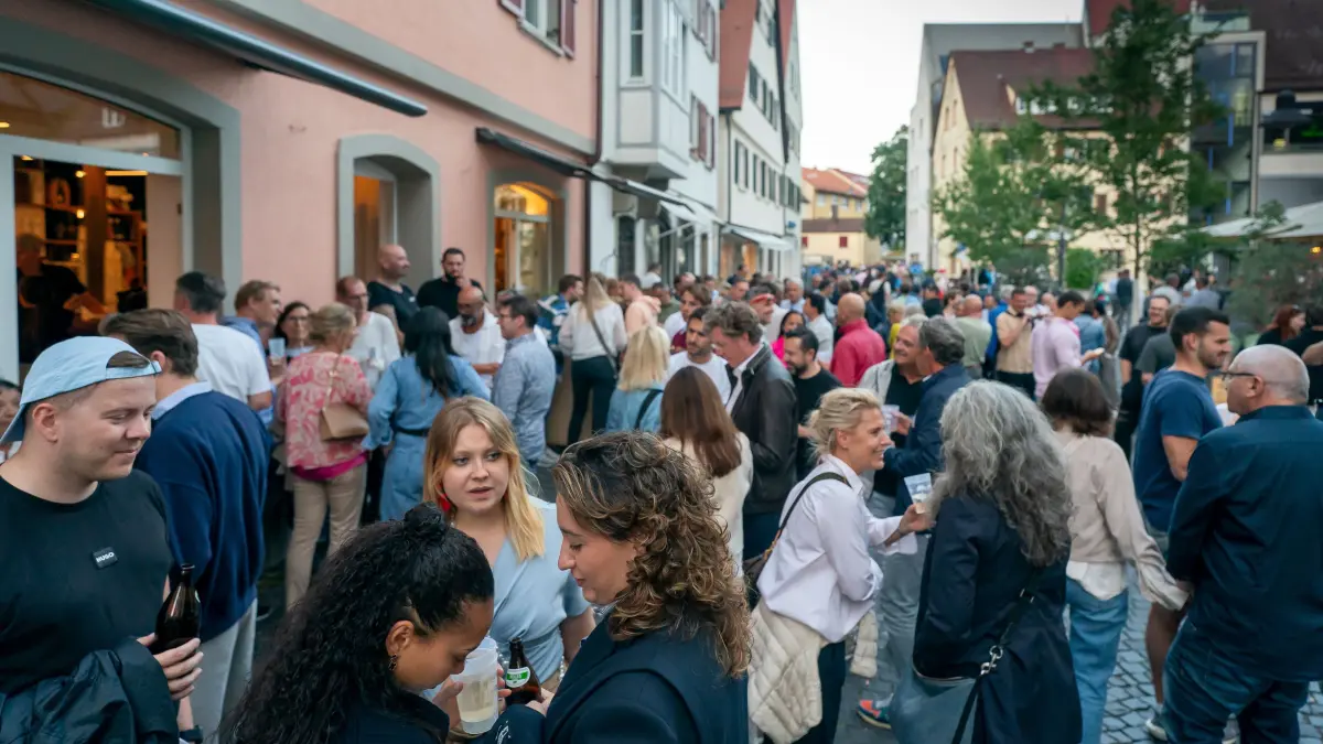 Schwörmontag Ausklang in der Stadtmitte Ulm