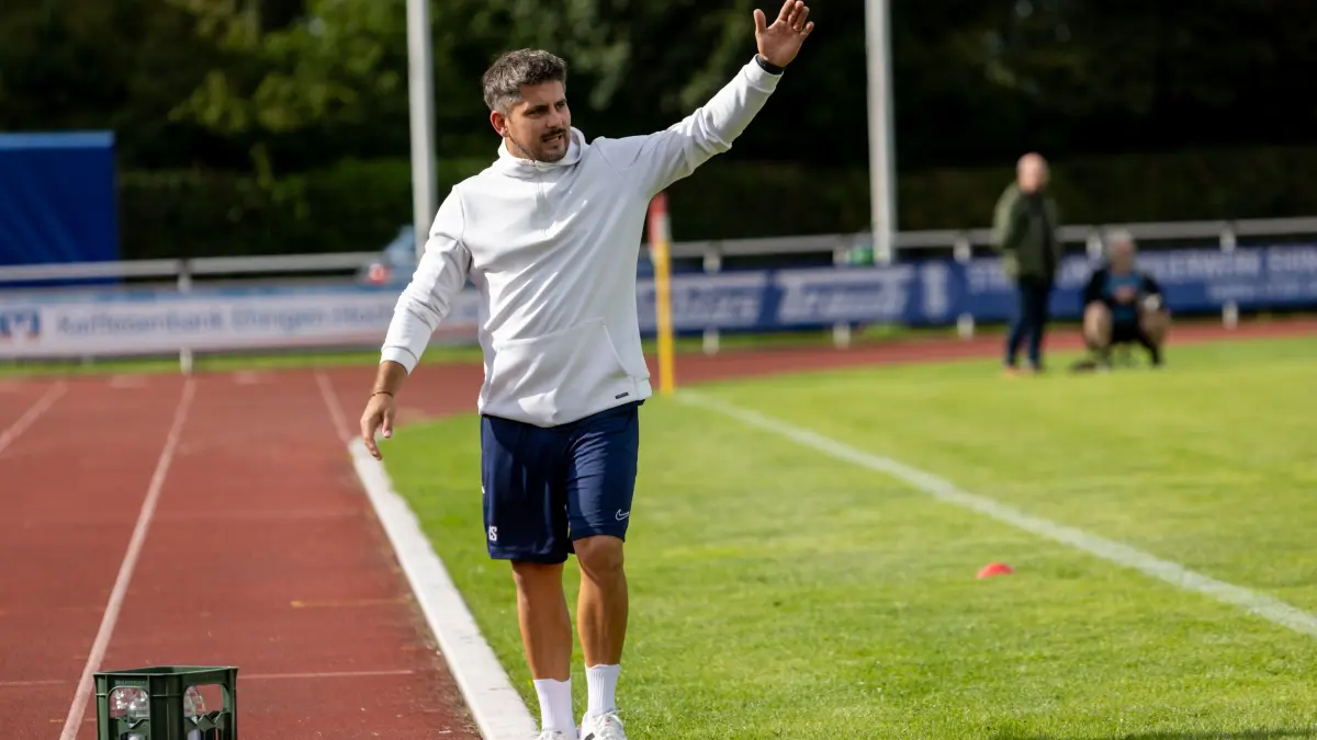 Ehinger Stadtpokal 2025 Mario Sopic Trainer TSG Ehingen