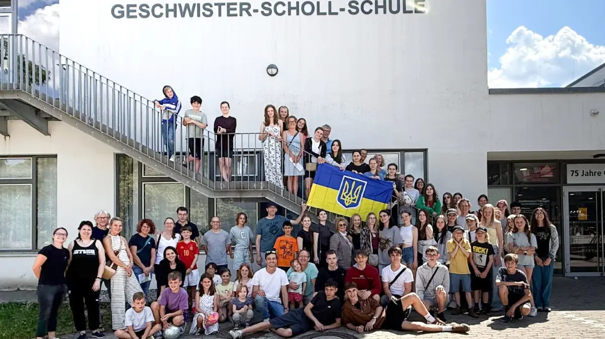 Ukrainische Schüler an der GSS