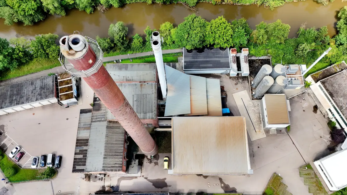 Heizkraftwerk - Kraftwerk Stadtwerke Schwäbisch Hall Salinenstraße - Klimaschutzkonzept