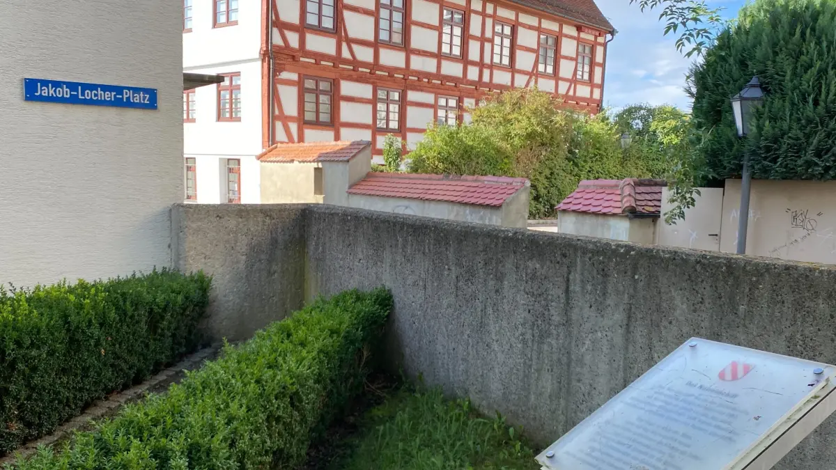 Jakob-Locher-Platz in Ehingen, Jakob Locher