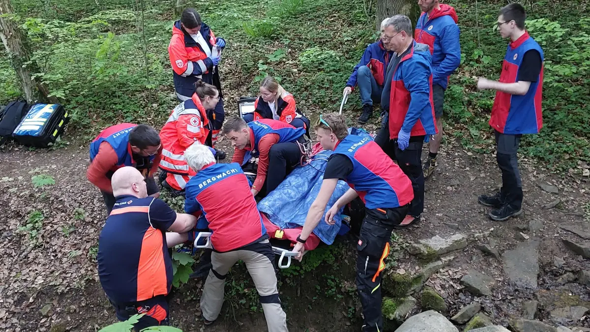 Einsatz der Bergrettung