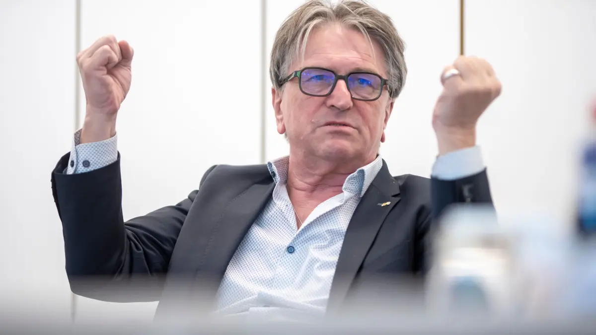 Redaktionsbesuch Manfred LUCHA, baden-württembergischer Minister für Soziales, Gesundheit und Integration