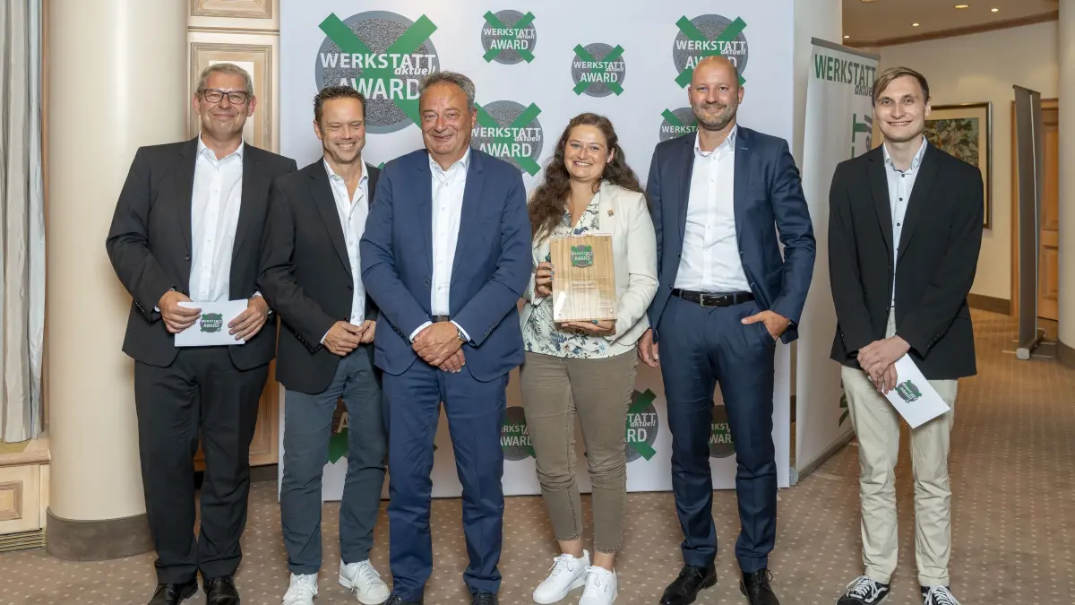 Werkstatt aktuell Award 2025, Auszeihnung, BFS, Kirchberg, Kategorie Truck-und-Trailervermietung