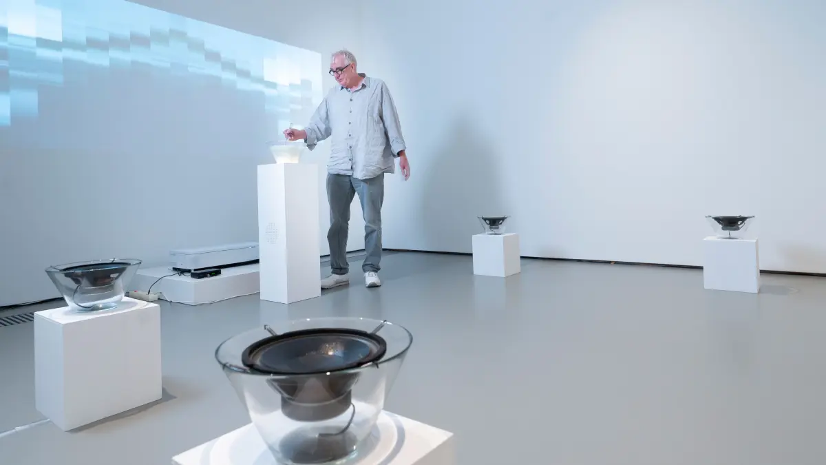 Museum Ulm - PK Installation Andreas Suberg in der Kunsthalle Weishaupt
