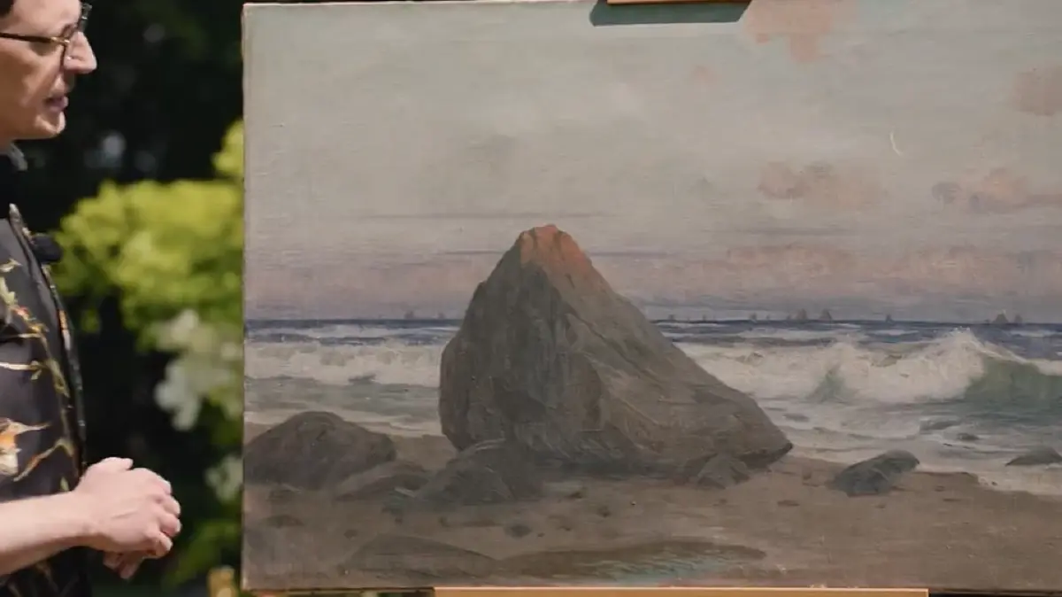 Gemälde von Heinrich Hellhoff (1905)