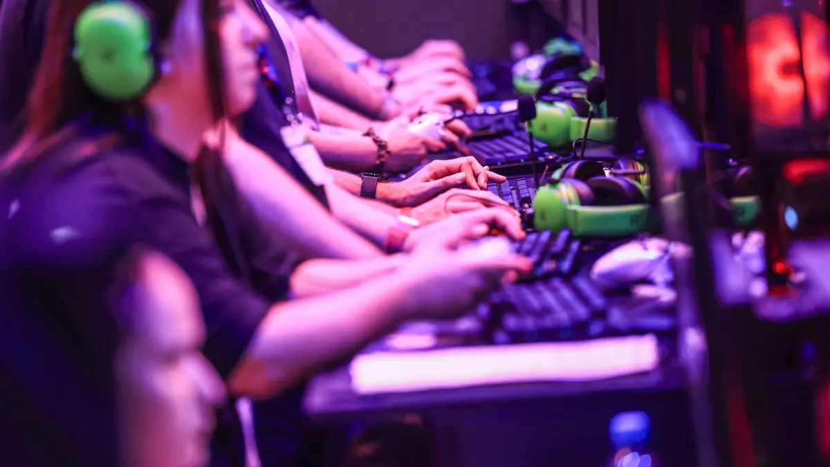 Computerspielerinnen bei der Gamescom