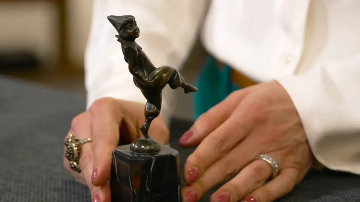 Bronzefigur „Harlekin“ (1920er Jahre)