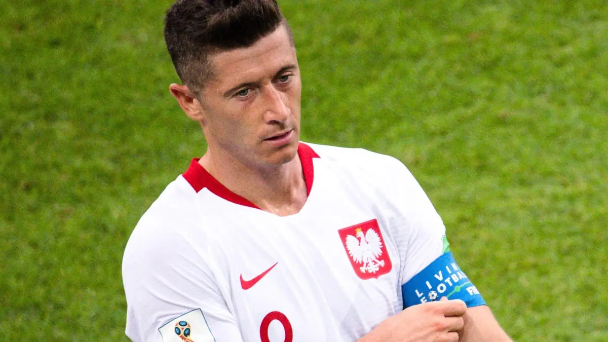 Robert Lewandowski: ARCHIV - 18.06.2018, Russland, Moskau: Der polnische Kapitän führte das WM-Aufgebot seines Heimatlandes 2022 an. (zu dpa: «Lewandowski kehrt in Polens Nationalelf zurück») Foto: Petter Arvidson/Zuma Press/dpa +++ dpa-Bildfunk +++