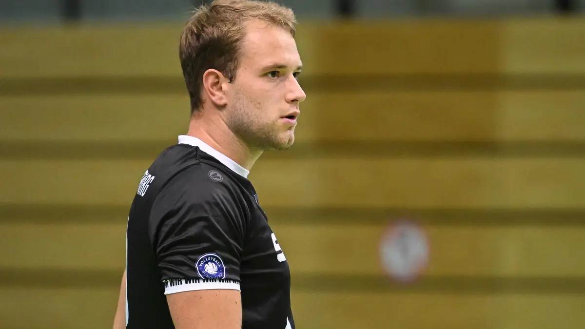TV Rottenburg vs. TSV Haching, Volleyball, Vorbereitungsturnier, Pizza+Pasta-Cup, Saison 2025/2025, 30.08.2026: Jannik Lehmann (TV Rottenburg, #10)
TV Rottenburg vs. TSV Haching, Volleyball, Vorbereitungsturnier, Pizza+Pasta-Cup, Saison 2025/2025, 30.08.2026,
Foto: Eibner-Pressefoto/Ralph Kunze