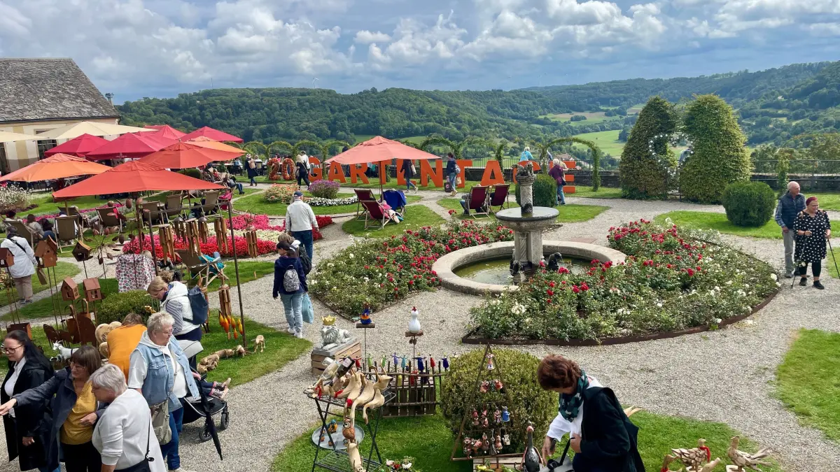 Die Fürstlichen Gartentage in Langenburg haben begonnen.