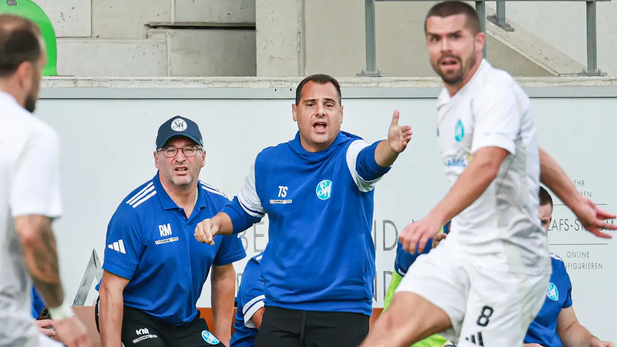 Fußball Verbandsliga Saison 2025/26 Sportfreunde Schwäbisch Hall - Calcio Leinfelden-Echterdingen 4:2