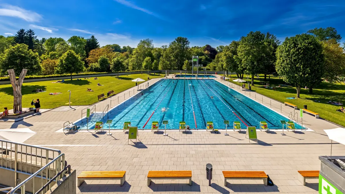 Donaubad Freibad in Neu-Ulm