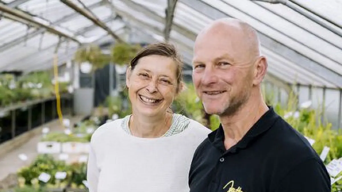 Johannes Martin Jeutter und seine Frau Nicole freuen sich auf großes Interesse am Herbstmarkt.