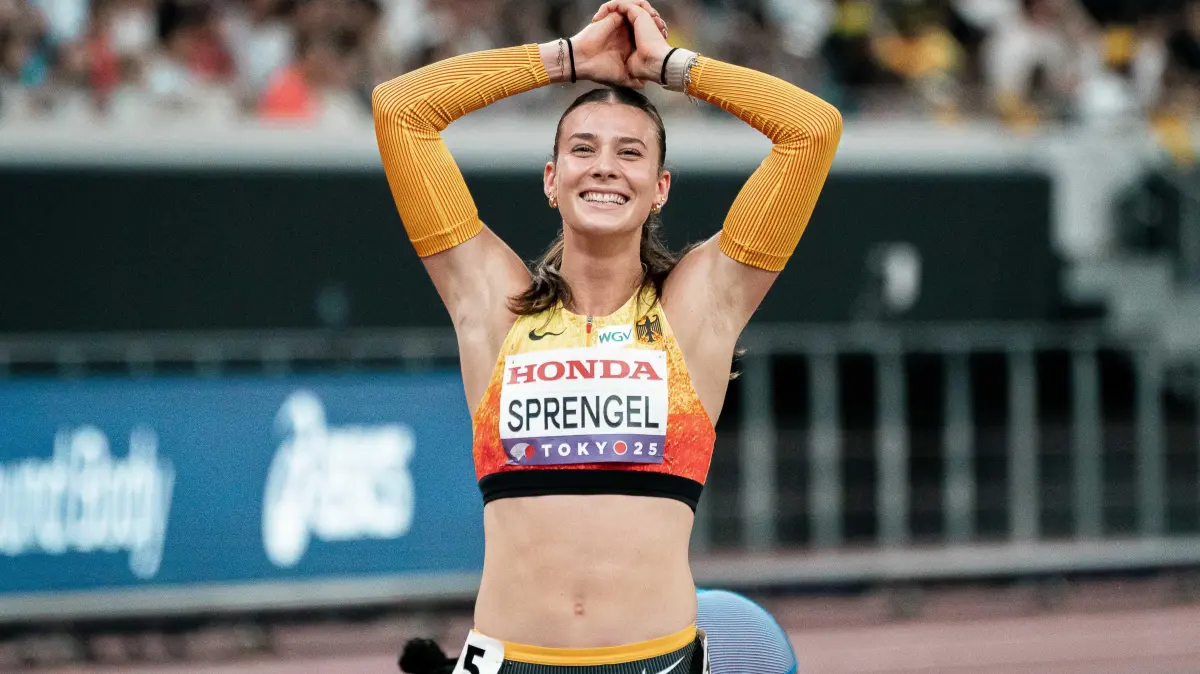 JPN, Leichtathletik, Athletics, World Athletics Championships 2025, Weltmeisterschaft 2025, Tokio 2025, 20.09.2025: Sandrina Sprengel (Siebenkampf Frauen, LG Steinlach-Zollern), JPN, Leichtathletik, Athletics, World Athletics Championships 2025, Weltmeisterschaft 2025, Tokio 2025, 20.09.2025,
Foto: Eibner-Pressefoto/Stefan Mayer