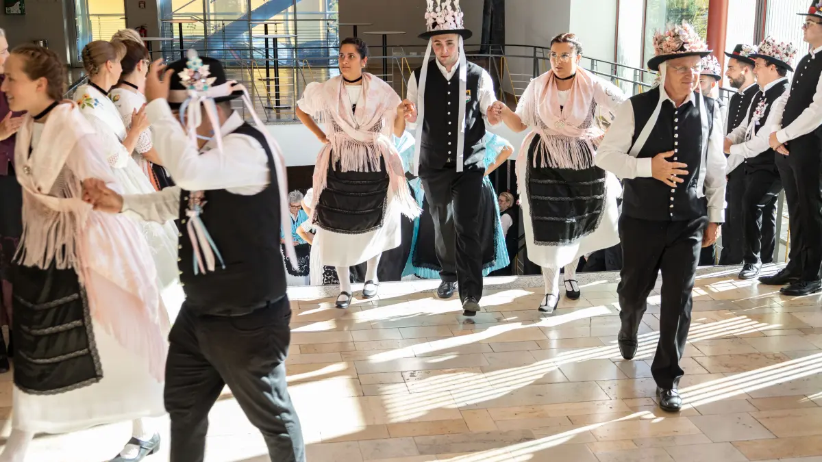 Göppingen Stadthalle Landes-Trachtenfest Banater Schwaben Jubiläumsfeier 75 Jahre