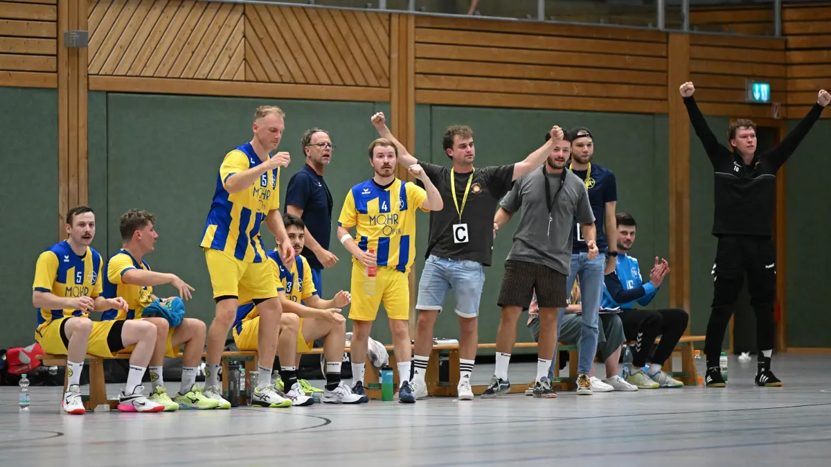 Männer Landesliga Staffel 2, SG Tübingen - SG Weinstadt 2: Männer Landesliga Staffel 2, SG Tübingen - SG Weinstadt 2, 20.09.2025 - Jubel SG Tübingen
Foto: Axel Grundler