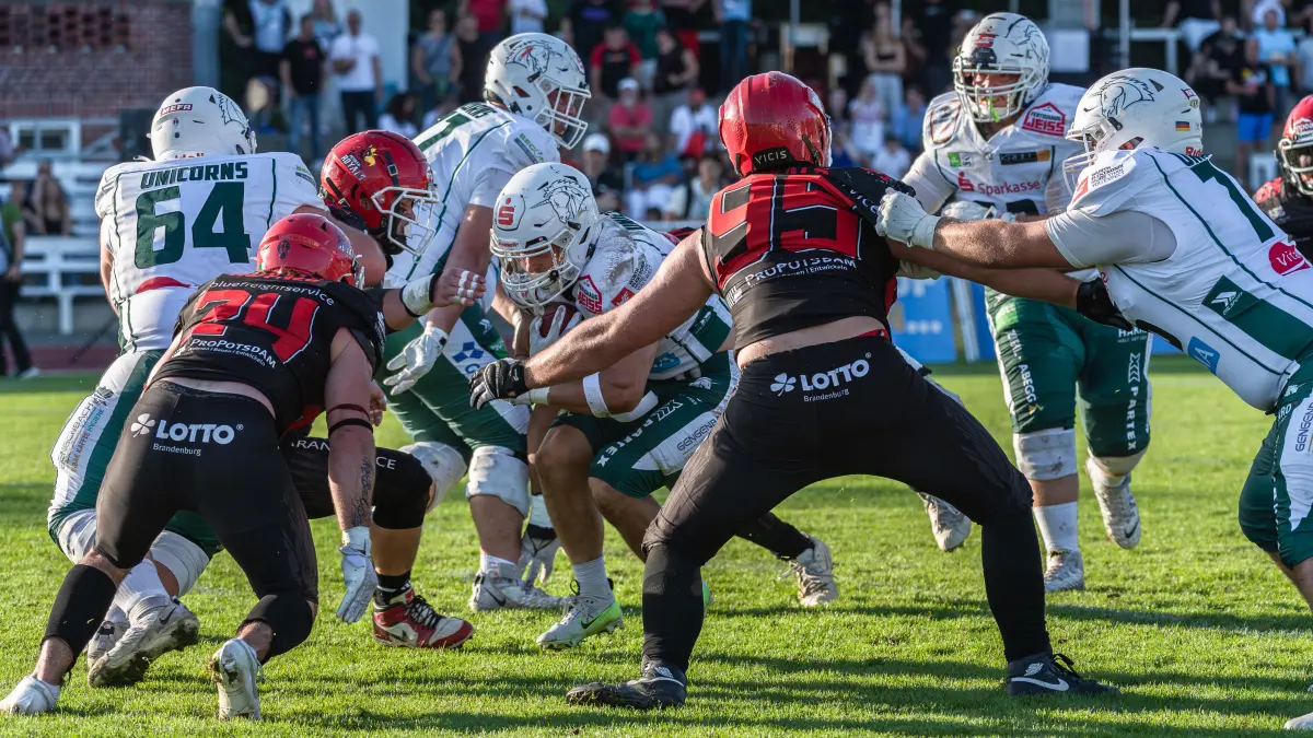 Potsdam Royals - Schwäbisch Hall Unicorns, 42:25, Playoff Viertelfinale, GFL, American Football