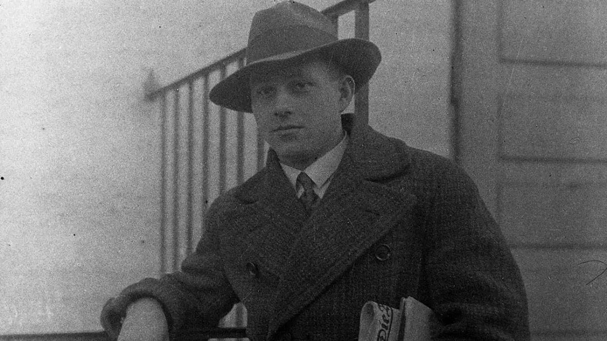 Bereits als junger “Südfunk“-Lektor las Josef Eberle gerne Zeitungen.