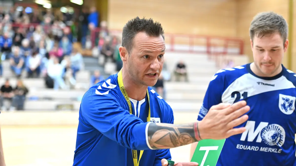TV Gerhausen - SG Hofen-Hüttlingen 38:36 Handball Verbandsliga Trainer Philipp Frey