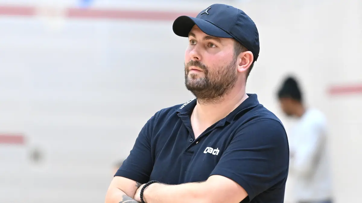 TSG Ehingen (grau) Basketball Landesliga Trainer Oliver Badura