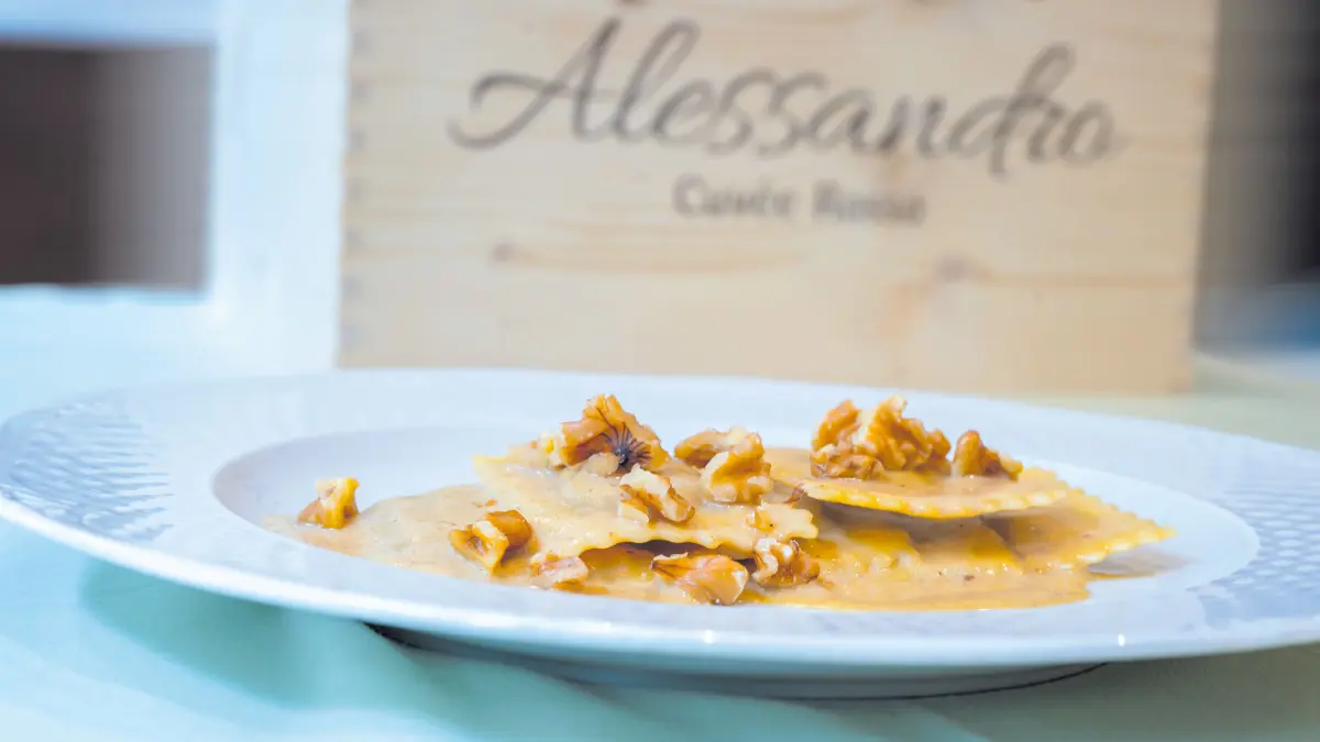 Gorgonzola-Ravioli