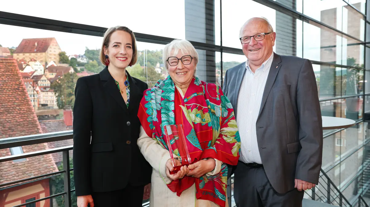 Die Bürgerstiftung Schwäbisch Hall vergibt den Bürgerpreis an Sylvia Weber, Intendantin Kultur bei Würth