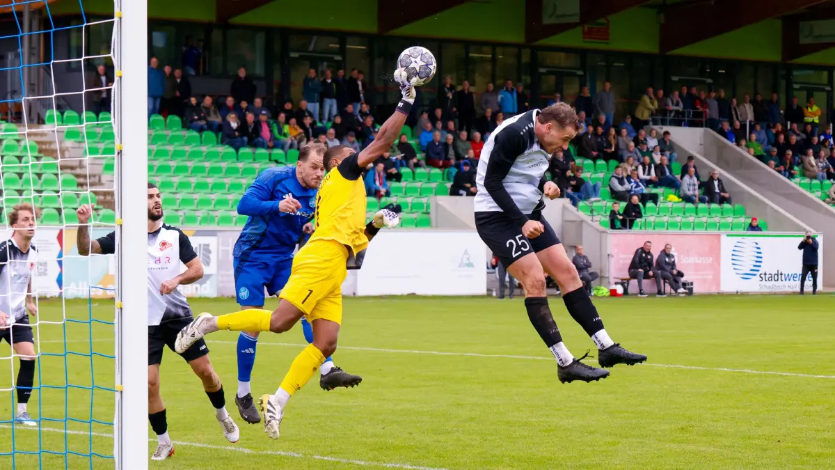 Fußball Verbandsliga Saison 2025/26 Sportfreunde Schwäbisch Hall - TSV Berg 3:3