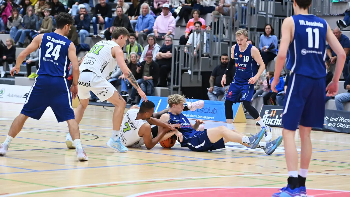 Team Ehingen Urspring - VfL Bensheim 110:61 1. Regionalliga Basketball