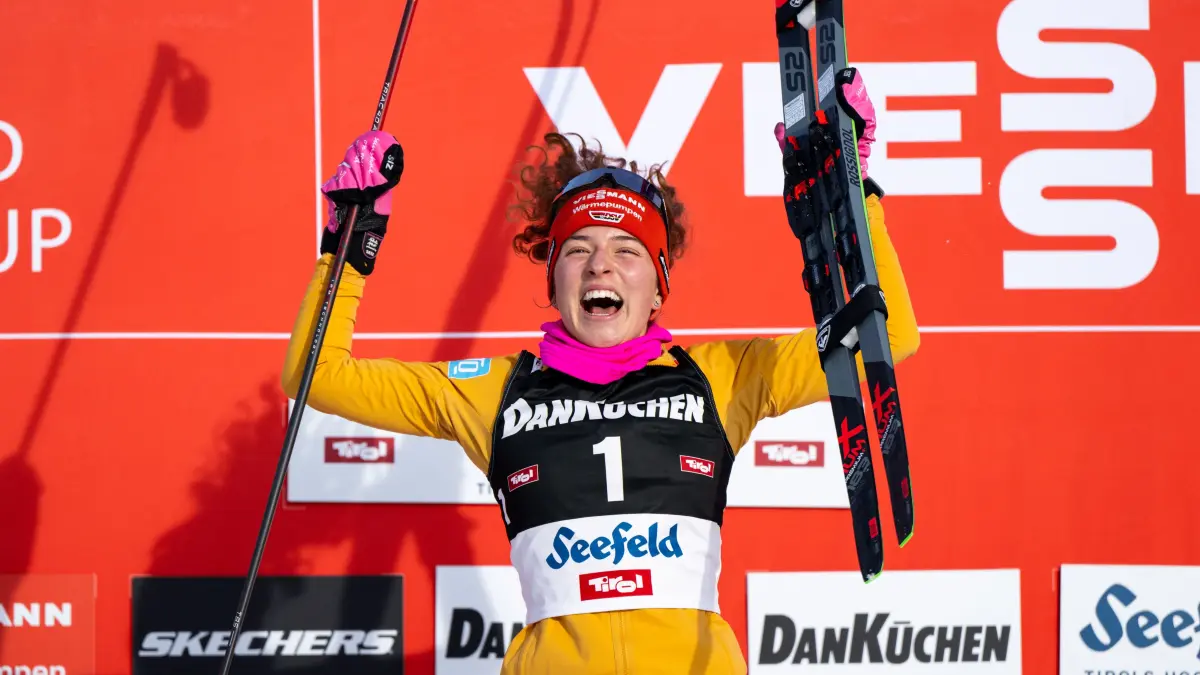 Durfte bei der DM jubeln: Nathalie Armbruster.