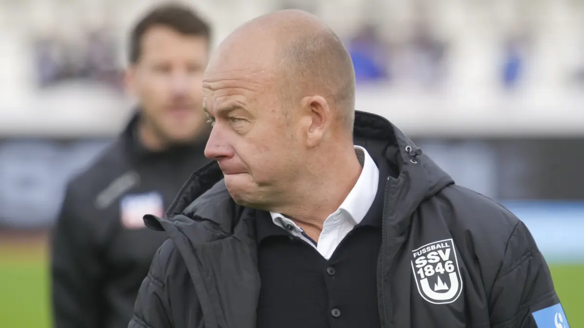 SSV Ulm 1846 Fußball gegen FC Energie Cottbuss, 11. Spieltag der Drittliga-Saison 2025/26, Geschäftsführer Markus Thiele