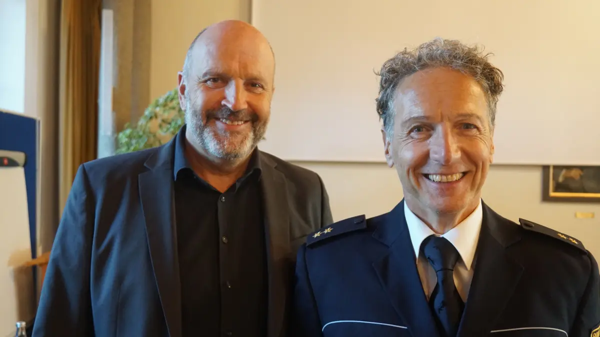 Gerold Schumacher (links) und Peter Nitsch.