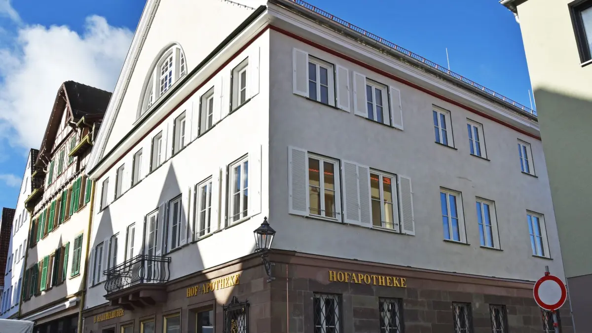 Die Alte Hofapotheke in der Hechinger Oberstadt.