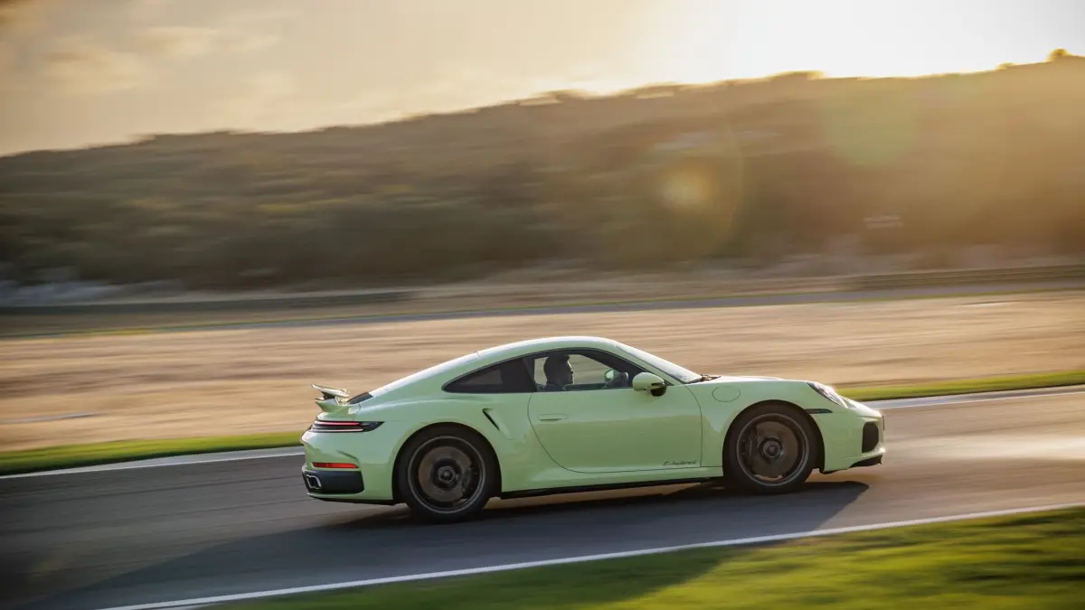 Fahransicht Porsche 911 Turbo S