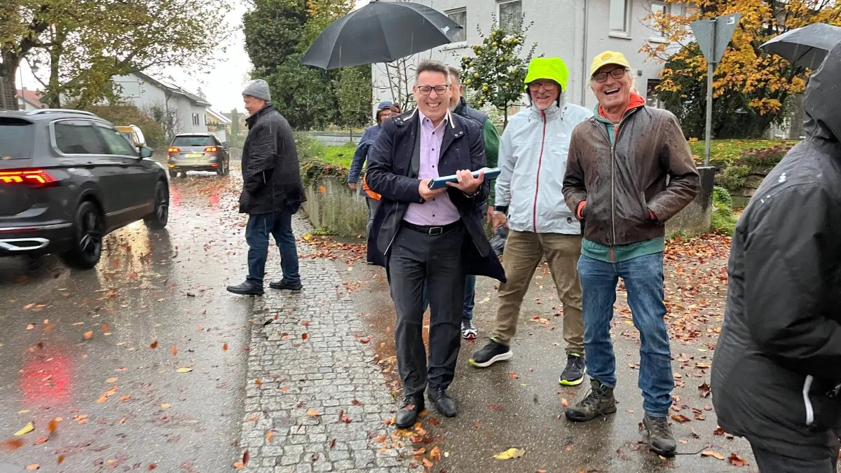 Büchenbronn Verkehrsschau Ortsdurchfahrt Wunsch auf Tempo 30