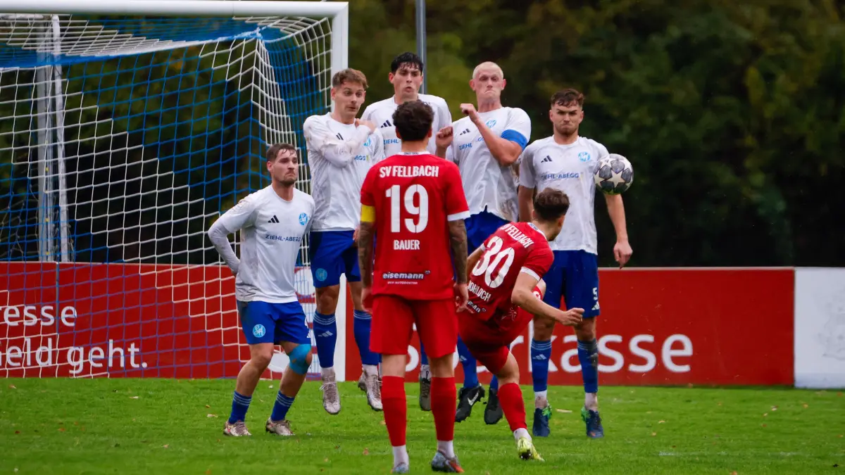 Fußball Verbandsliga Sportfreunde Schwäbisch Hall - SV Fellbach, 1:3, Optima-Sportpark