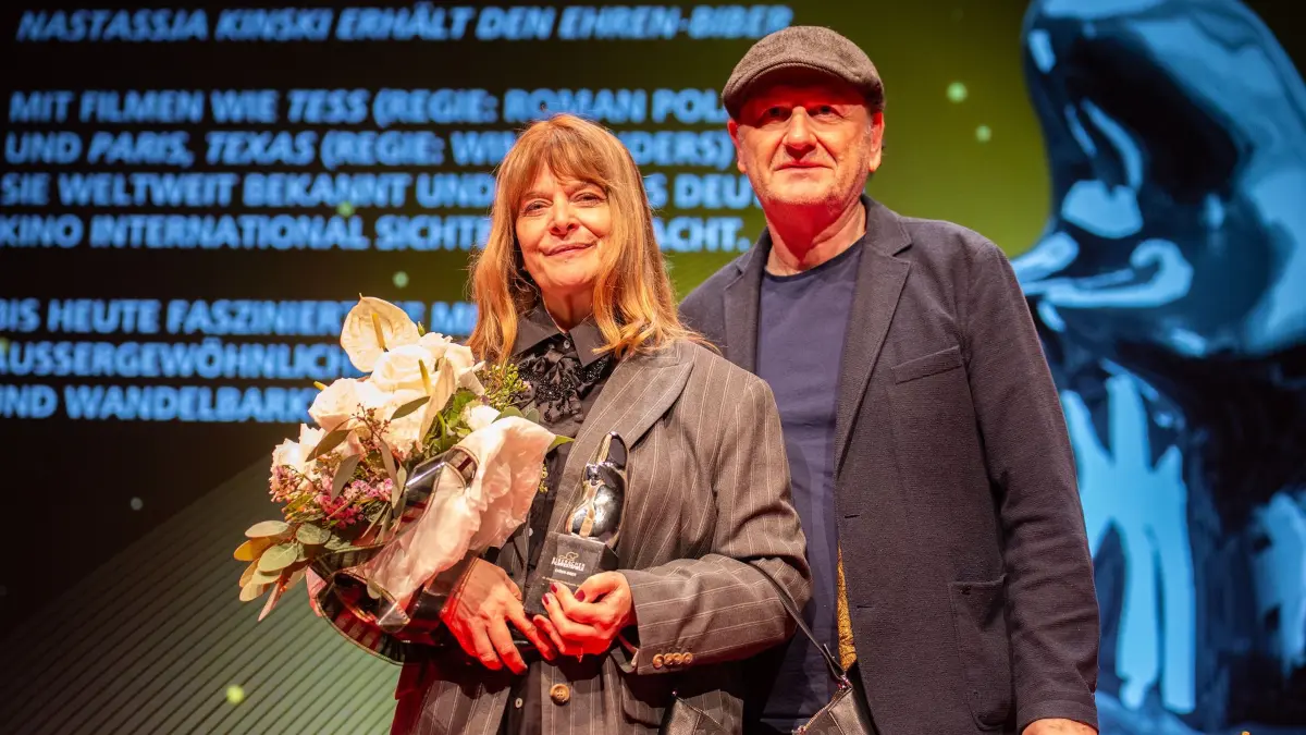 Ehrenbiber für Nastasja Kinski bei den Biberacher Filmfestspielen 2025